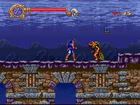 une photo d'Ã©cran de Castlevania- Vampire s Kiss sur Nintendo Super Nes
